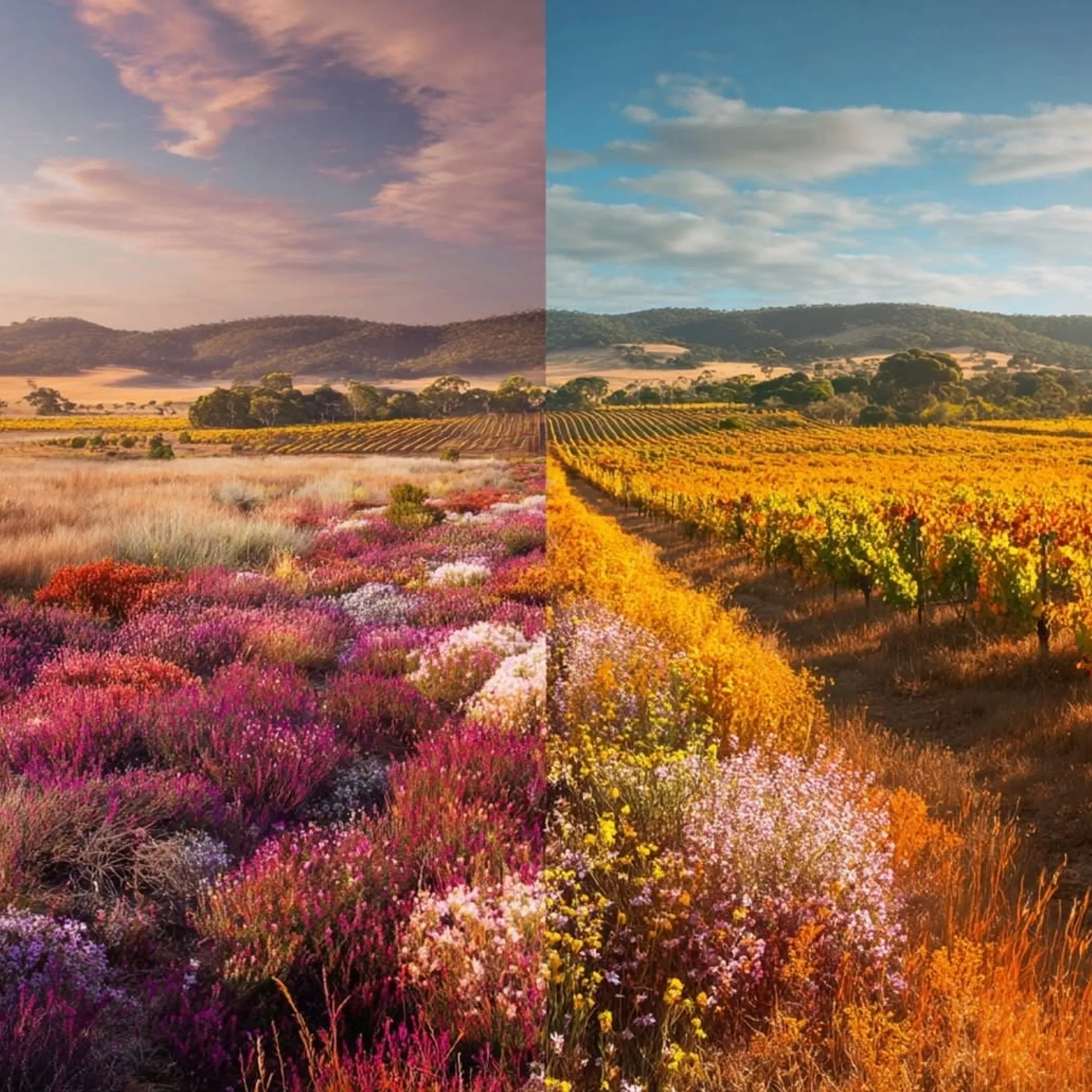 australian landscape showing seasonal changes